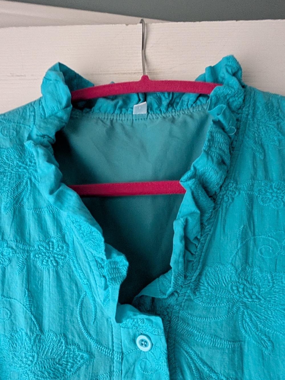 Pretty Ruffled Collar Shirt - Picture 10 of 12